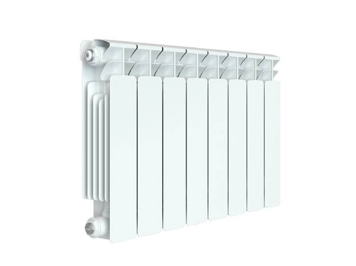 Радиатор биметаллический RIFAR Base 350 8 секций боковое подключение 11433