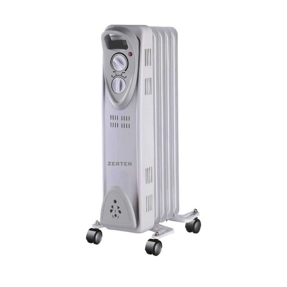 Масляный радиатор Zerten MRS-10 1000 Вт 5 секций 12075
