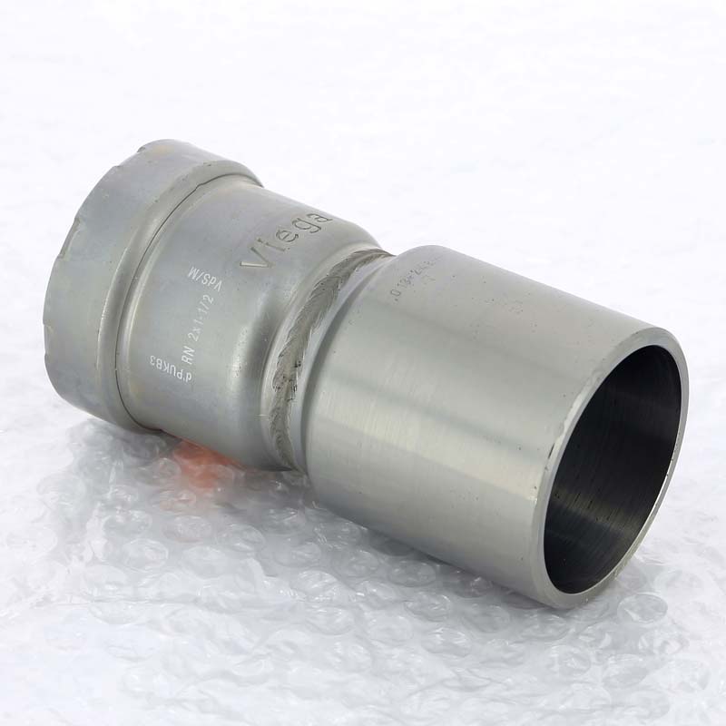 Муфта-вставка пресс Viega Megapress 2x1 1/2 оцинкованная сталь 695538