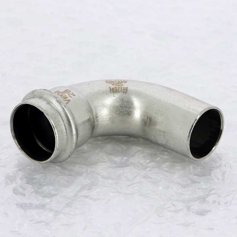 Отвод однораструбный 90° Viega Sanpress Inox пресс нержавеющая сталь 28 мм 435738