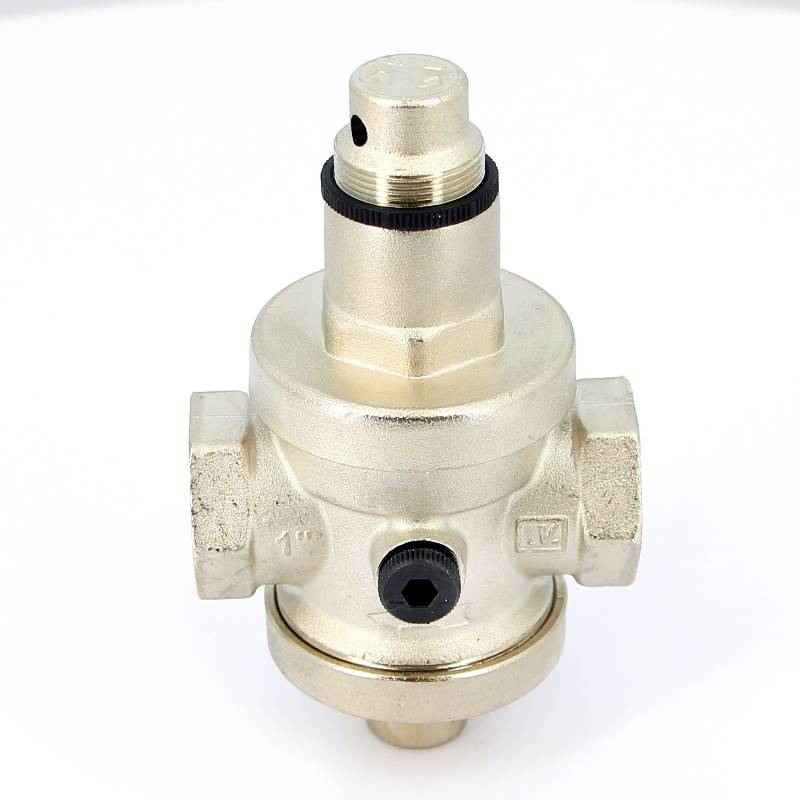 Редуктор давления UNI-FITT ВВ 1 никелированный под аксиальный манометр 204N4140