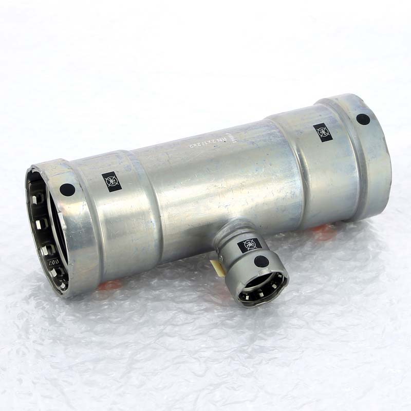 Тройник пресс Megapress Viega 2x1/2x2 695118