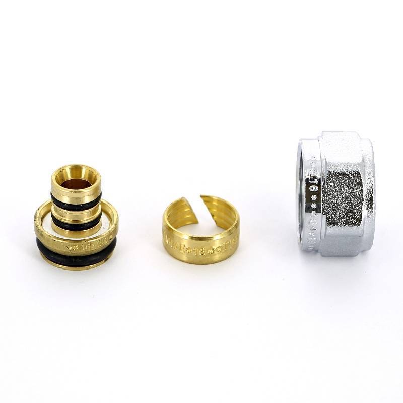 Соединитель обжимной Tiemme 16 мм - M24x19 для коллекторных выходов 1440017