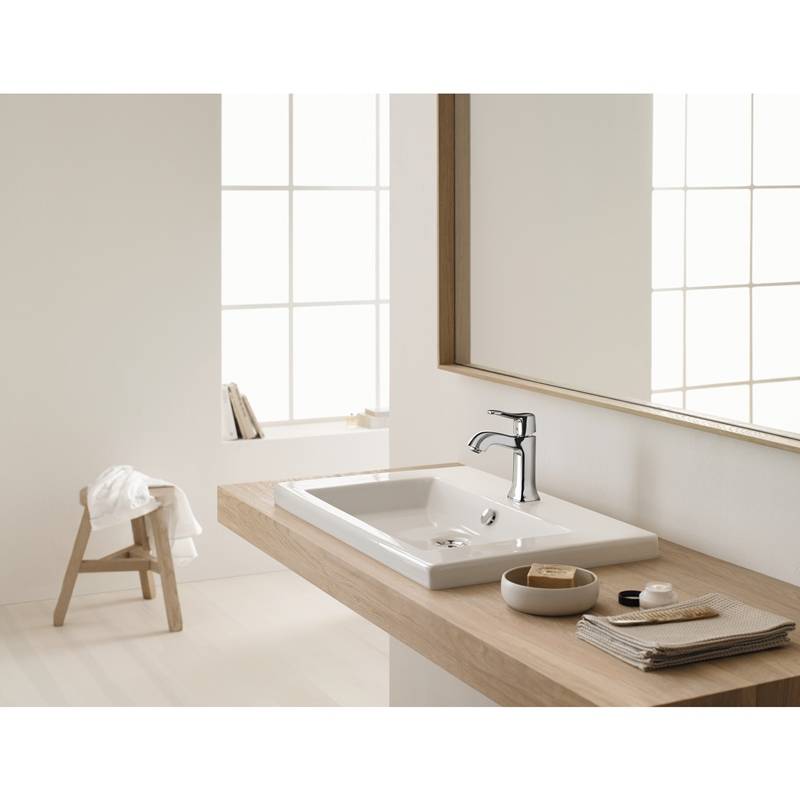 Смеситель для раковины Hansgrohe Metris Classic со сливным гарнитуром хром 31075000
