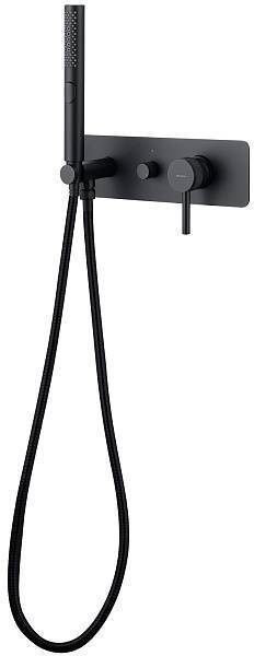 Смеситель для ванны с душем Allen Brau Priority со встроенной частью черный матовый 5.31009-31