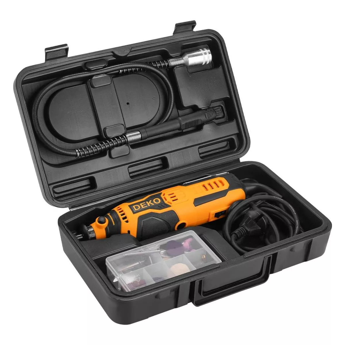 Гравер электрический DEKO DKRT350E-LCD 350 Вт кейс 43 аксессуара 063-4116