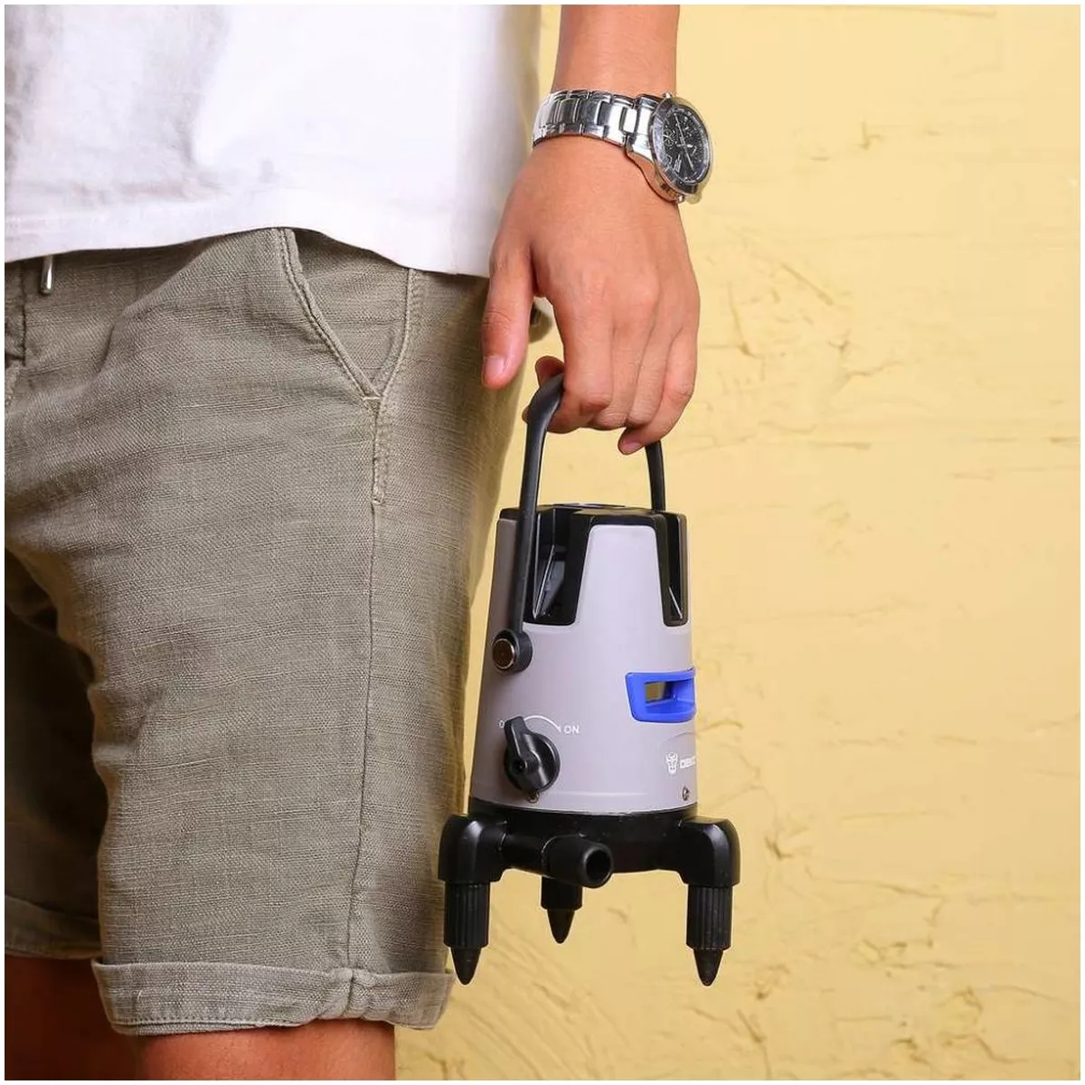 Нивелир лазерный DEKO LL57 PRO SET 1 5 линий красный луч 065-0210