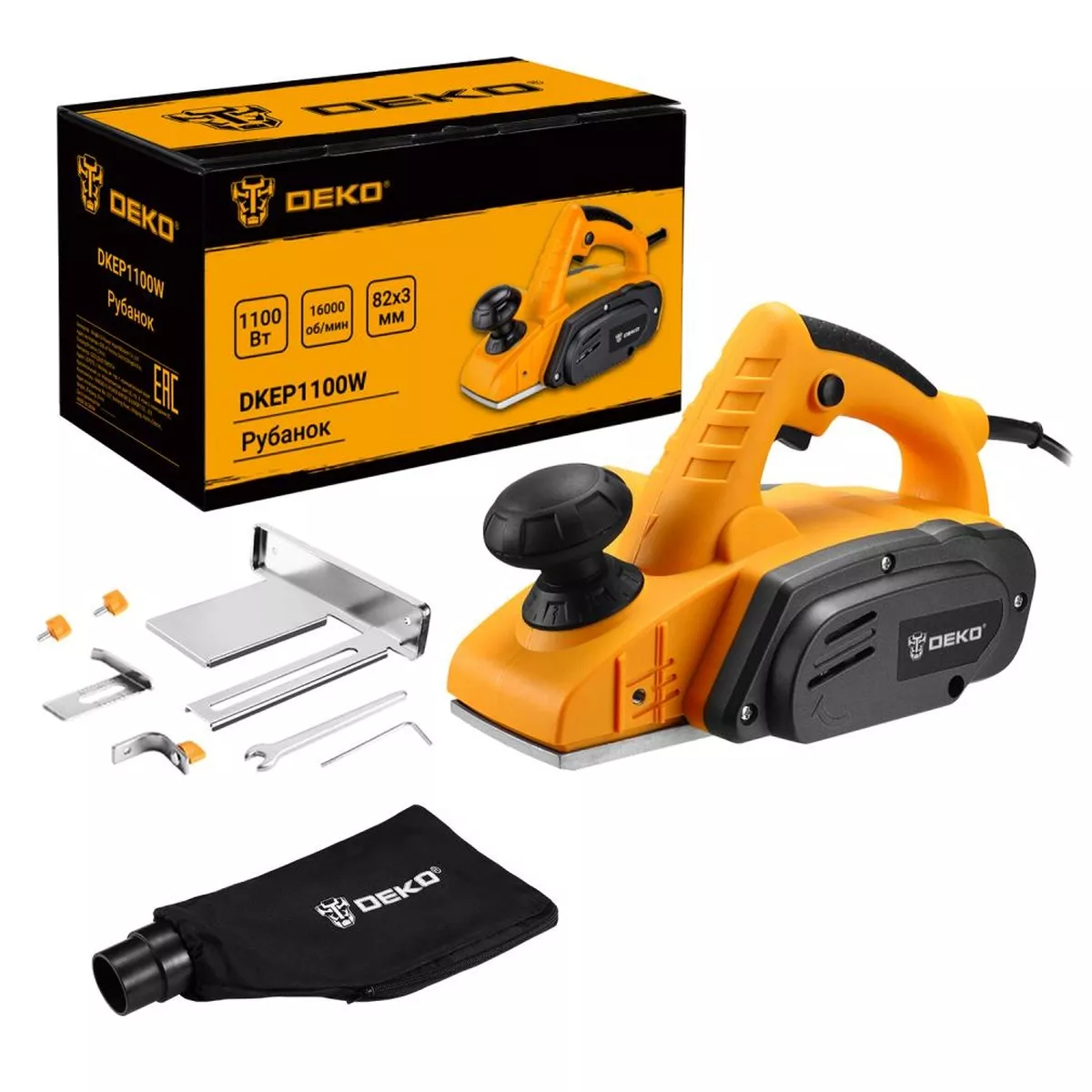 Рубанок электрический DEKO DKEP1100W 1100 Вт 063-4110