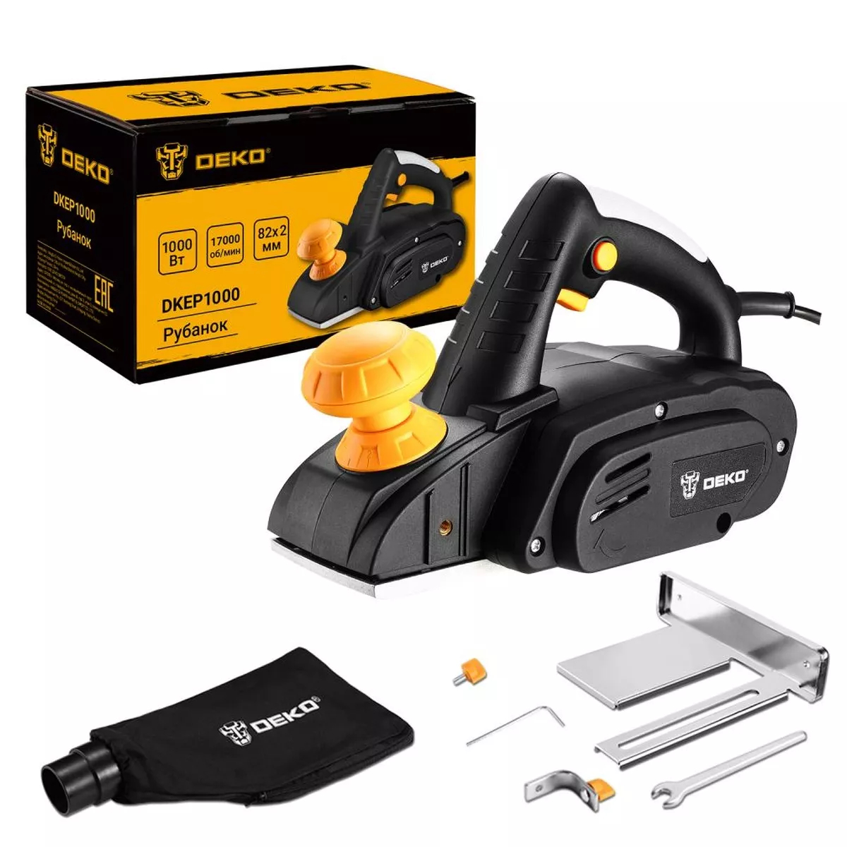 Рубанок электрический DEKO DKEP1000 1000 Вт 063-4112