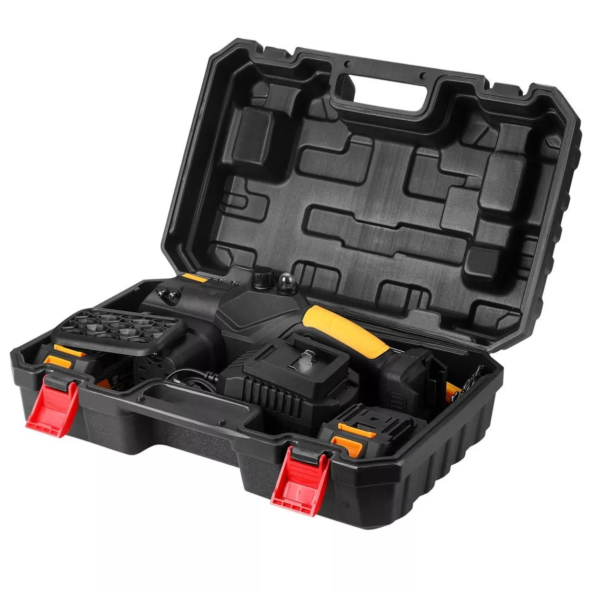 Пила цепная аккумуляторная DEKO DKCHS 20 бесщеточная 12 20 В 2x5.0 Ач кейс 063-4311