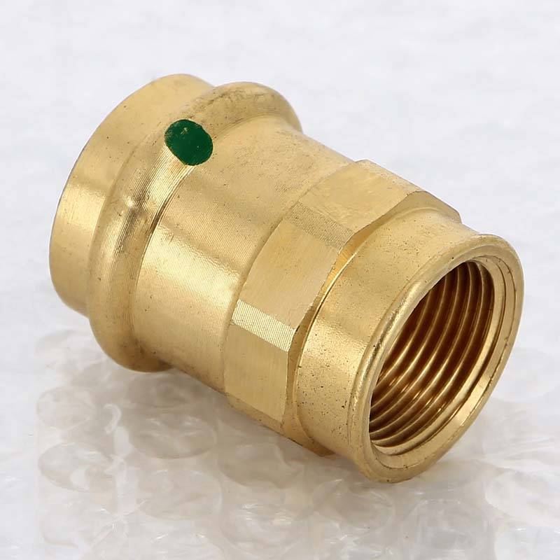 Муфта переходная пресс-В Viega Sanpress бронза 28х1 1/4 298104