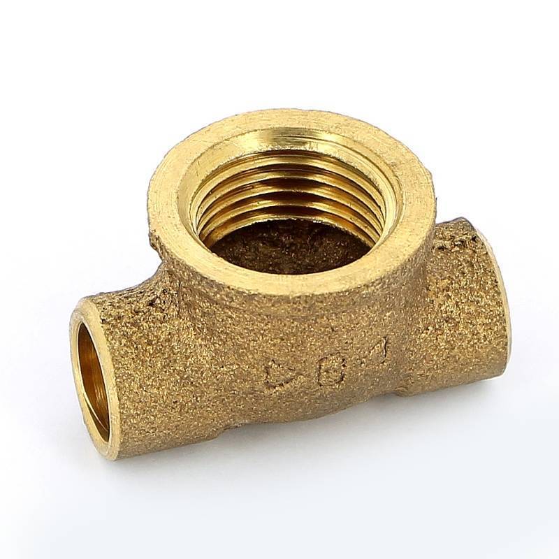 Тройник бронзовый под пайку IBP 4130G 12х1/2 ВР 4130G 12x1/2