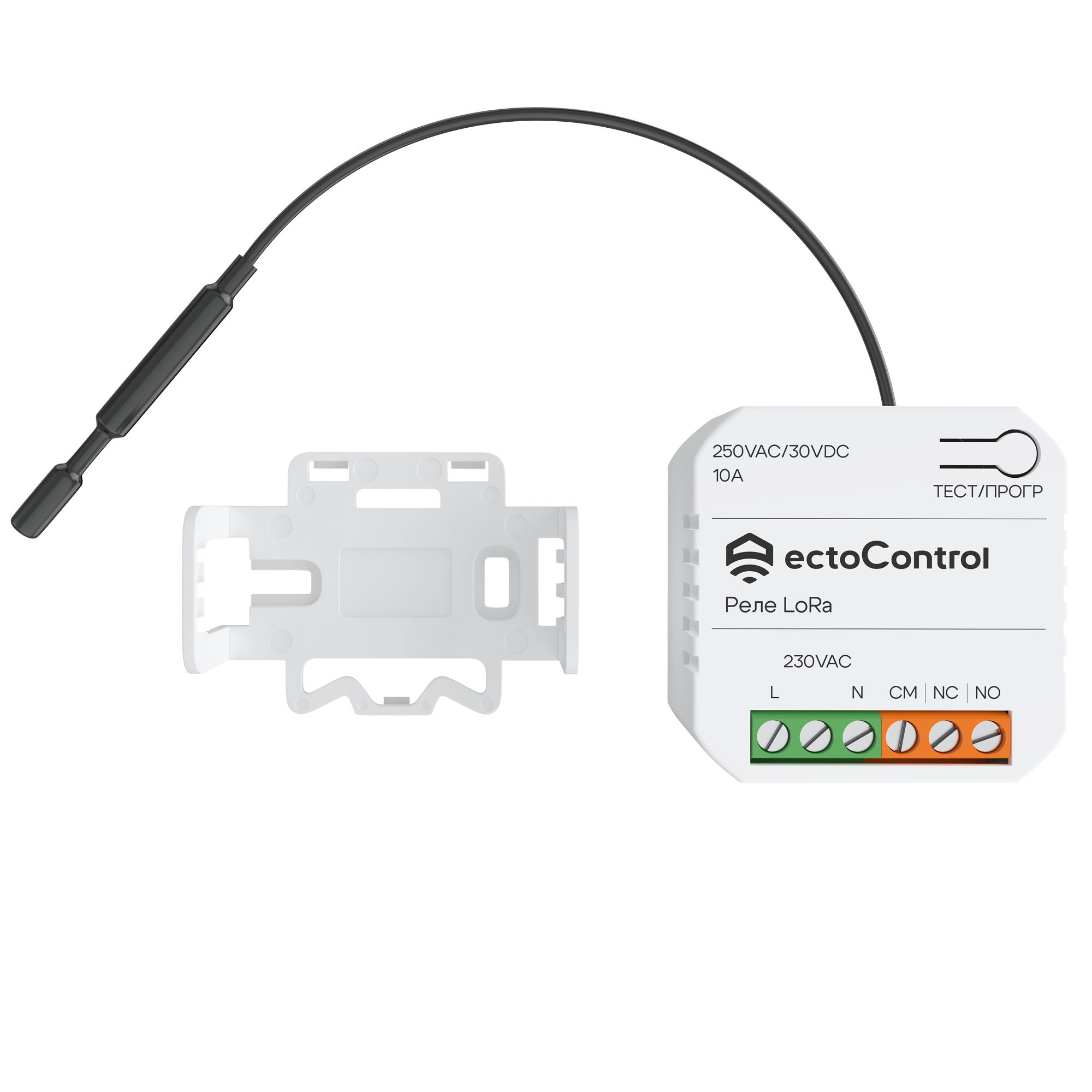 Реле беспроводное ectoControl LoRa ES-RELW-01