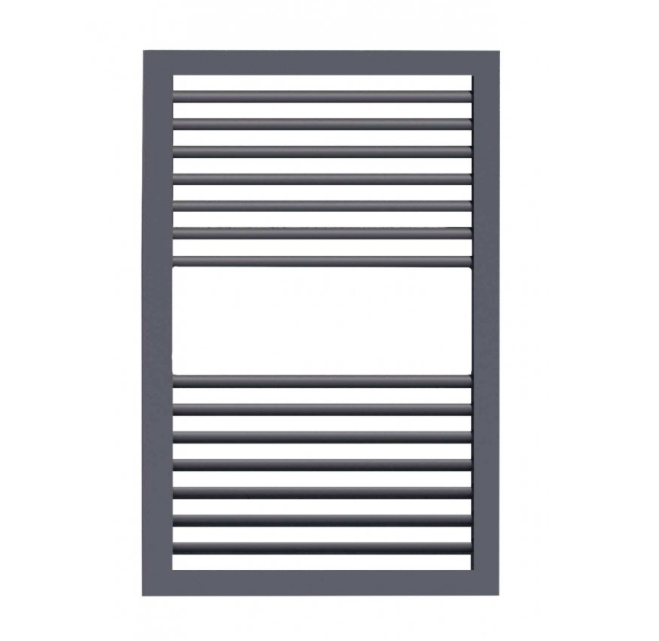 Полотенцесушитель водяной Lazzarini Asti 823х600 мм антрацит прямой 5254