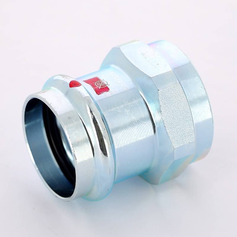 Муфта переходная пресс-В Viega Prestabo 42х1 1/2 оцинкованная сталь 642211