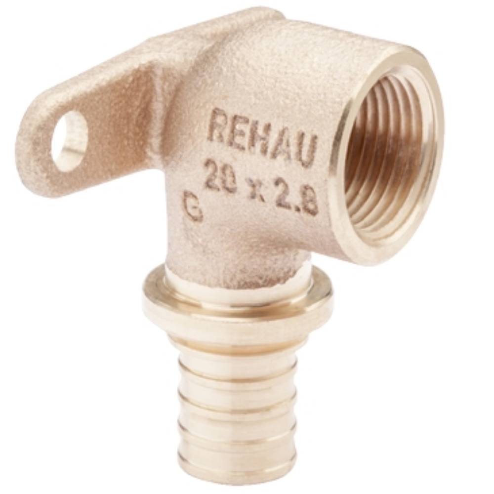 Угольник настенный REHAU Rautitan RX 16-Rp 1/2 бронза 14563511001