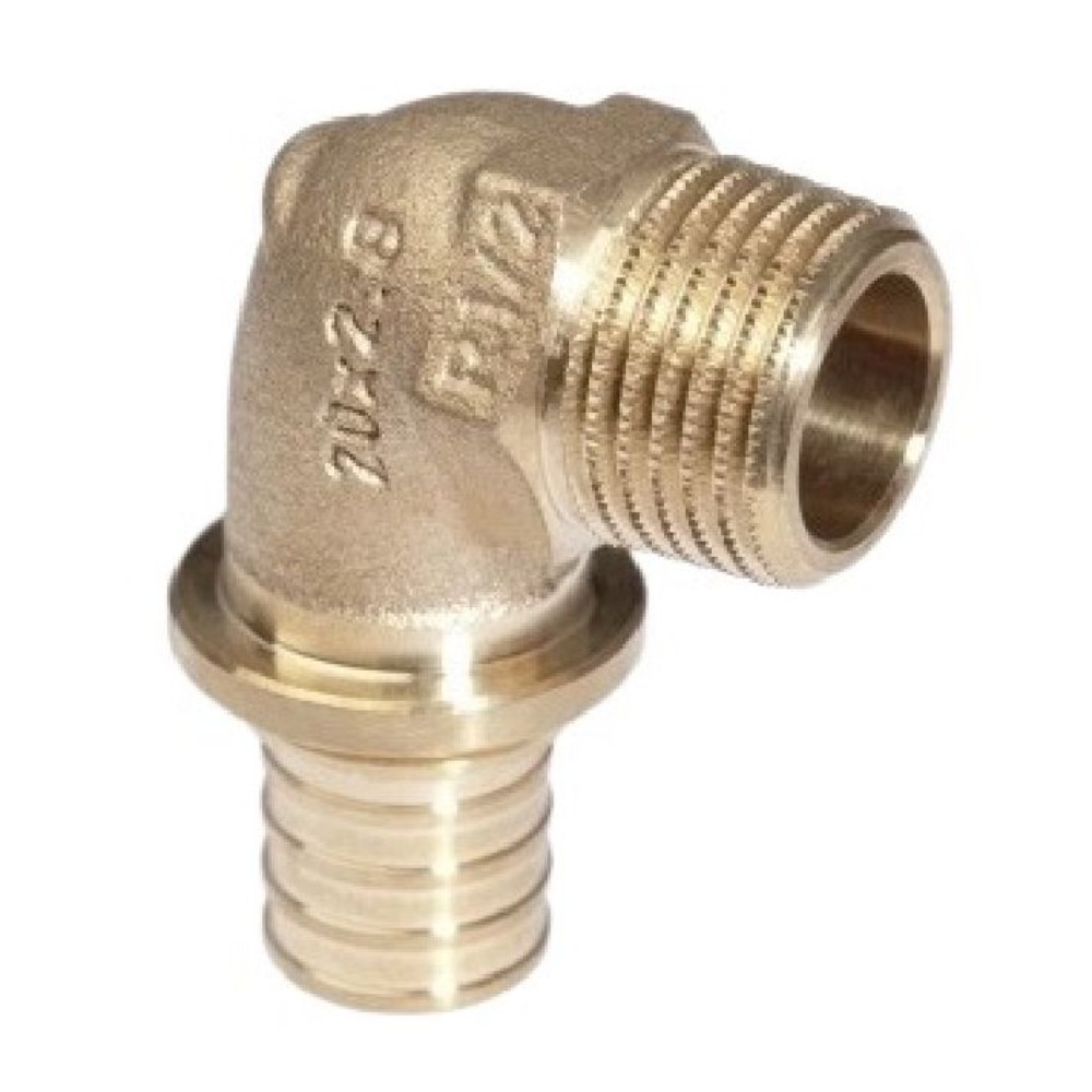 Угольник-переходник REHAU RX+ бронзовый 16-R 1/2 наружная резьба 14563411001