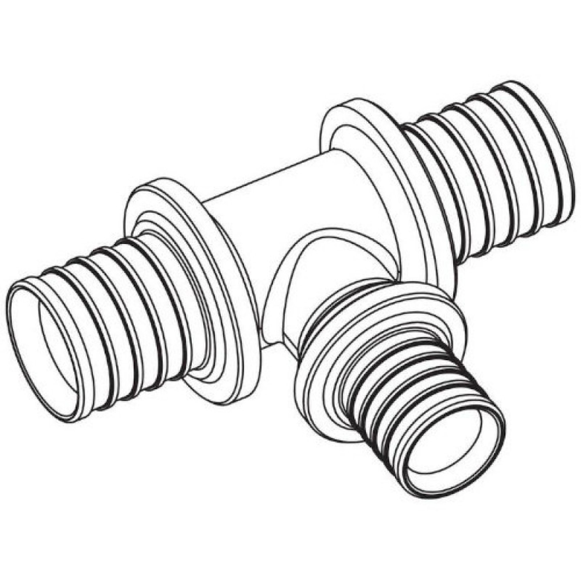 Тройник переходной REHAU RAUTITAN RX+ 63-32-63 1106056
