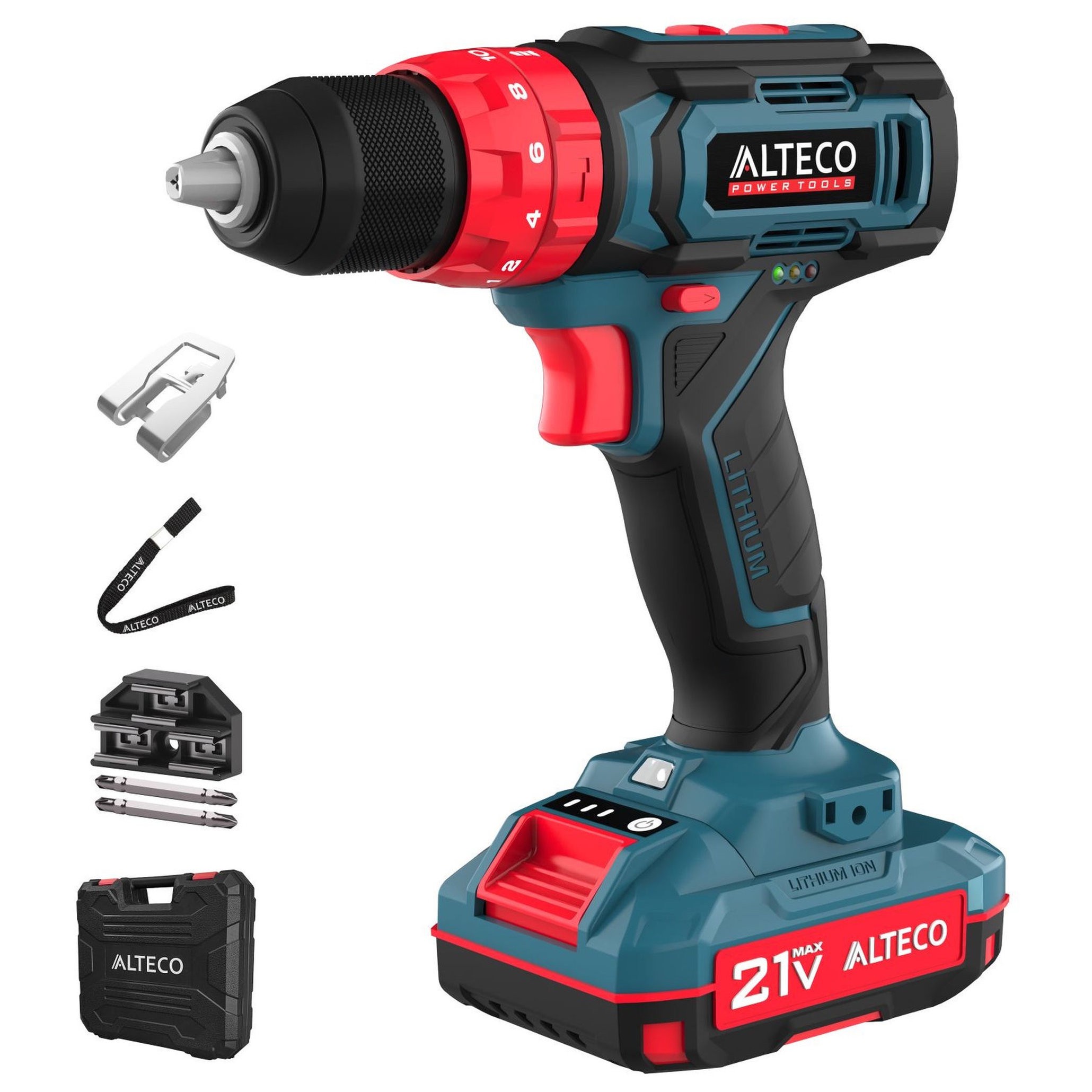 Аккумуляторная ударная дрель-шуруповерт ALTECO CID 21-35