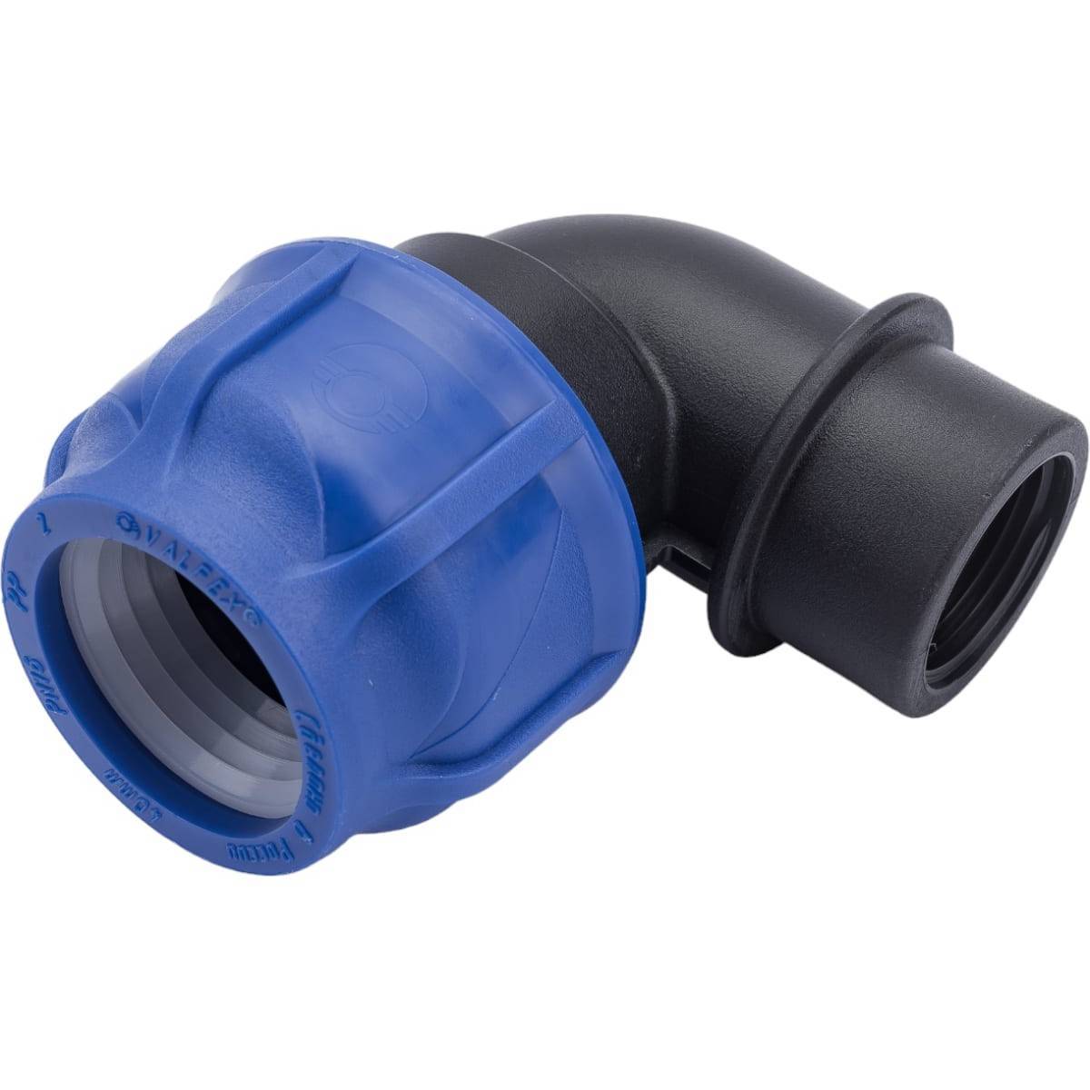 Отвод компрессионный Valfex ПНД с внутренней резьбой 40х1 1425691