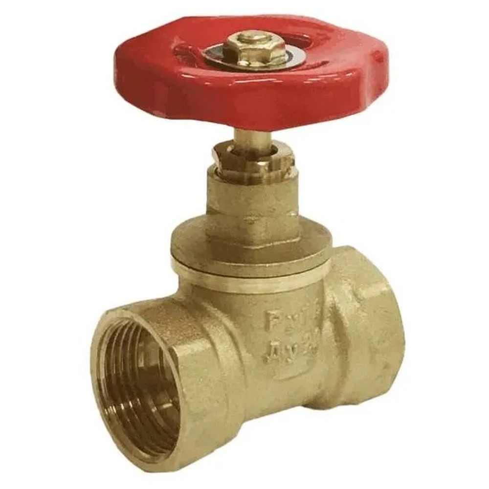 Клапан запорный латунный SantechSystems 15б1п Ду 25 Ру 16 муфтовый прямой 1721027