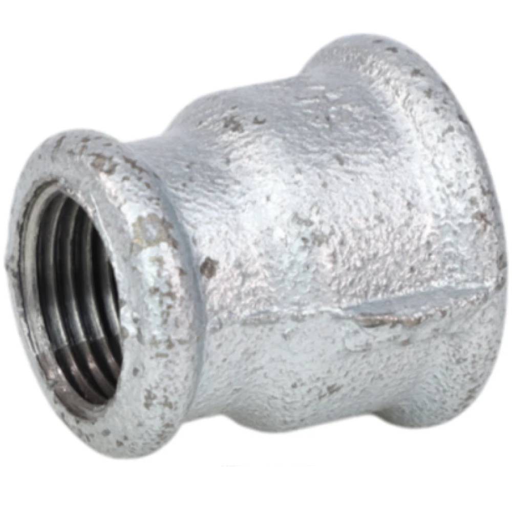 Муфта переходная FITTEX чугунная 3/4 x 1/2 дюйма ВР-ВР оцинкованная 1725961