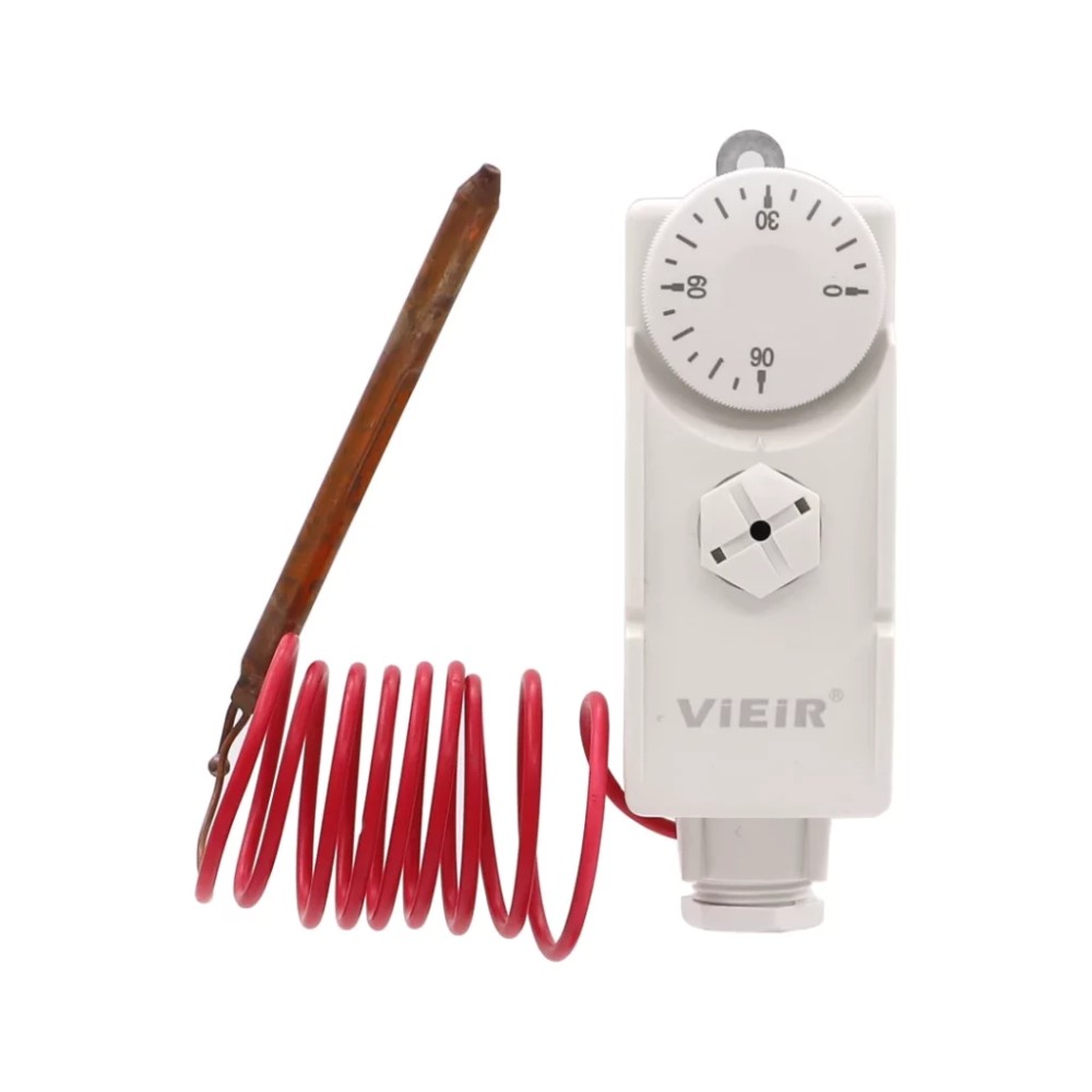 Термостат VIEIR VR332 с капиллярной трубкой и погружным датчиком 0-90 °C