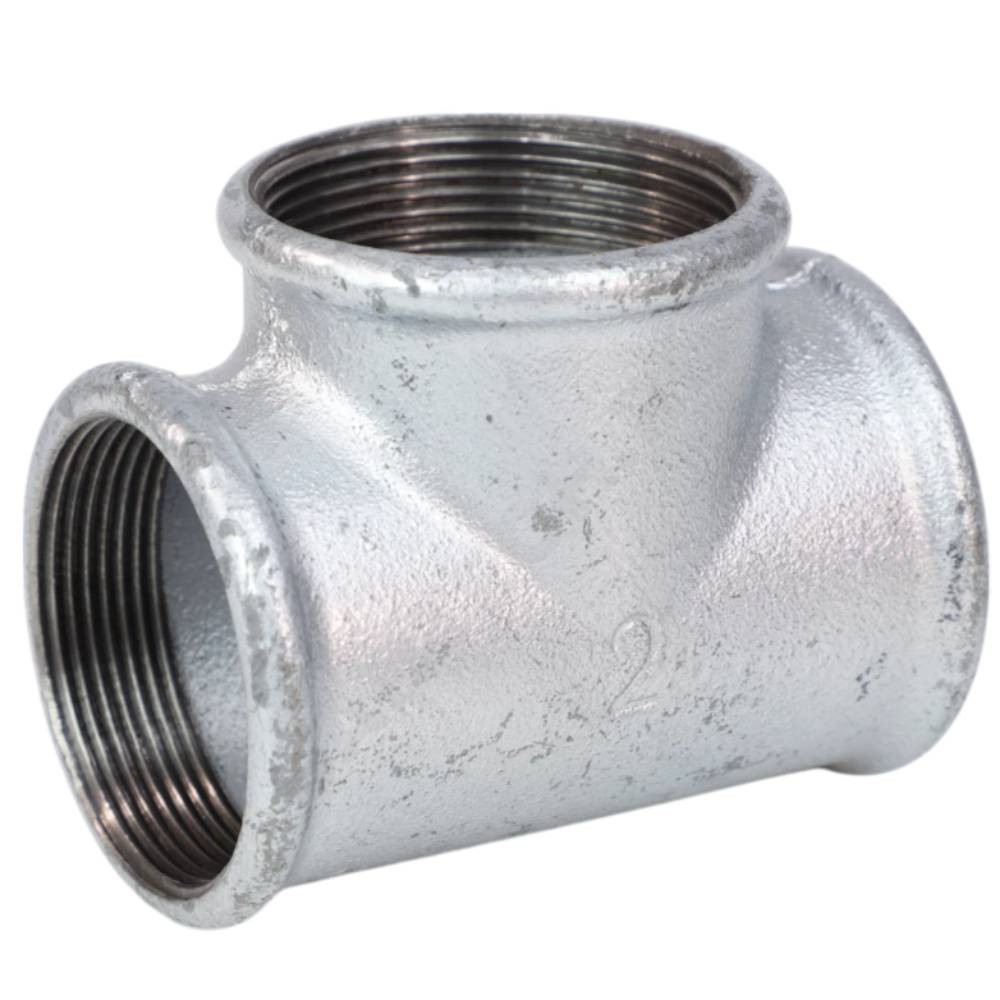 Тройник чугунный FITTEX Ду40 1 1/2 ВВ оцинкованный 1726139