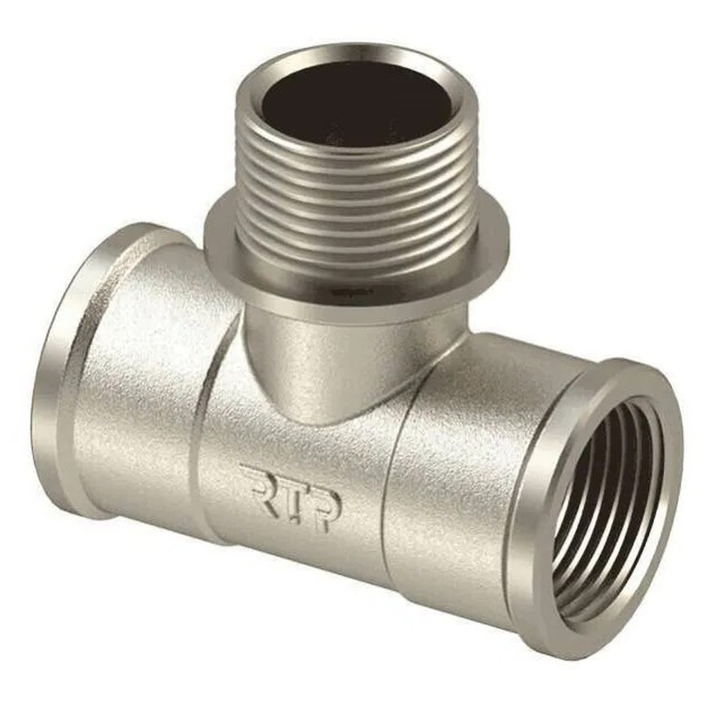 Тройник переходной РТП 1/2 ВР x 1/2 НР x 1/2 ВР латунный 25202