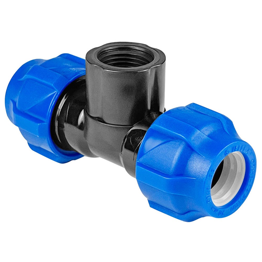 Тройник ПНД компрессионный VALFEX 32 мм x 1/2 ВР 1673194