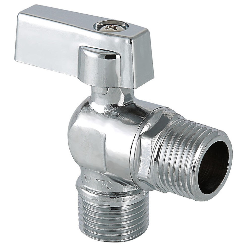Кран шаровой угловой VALTEC VT.392.N 1/2x1/2 НН для сантехприборов VT.392.N.0404