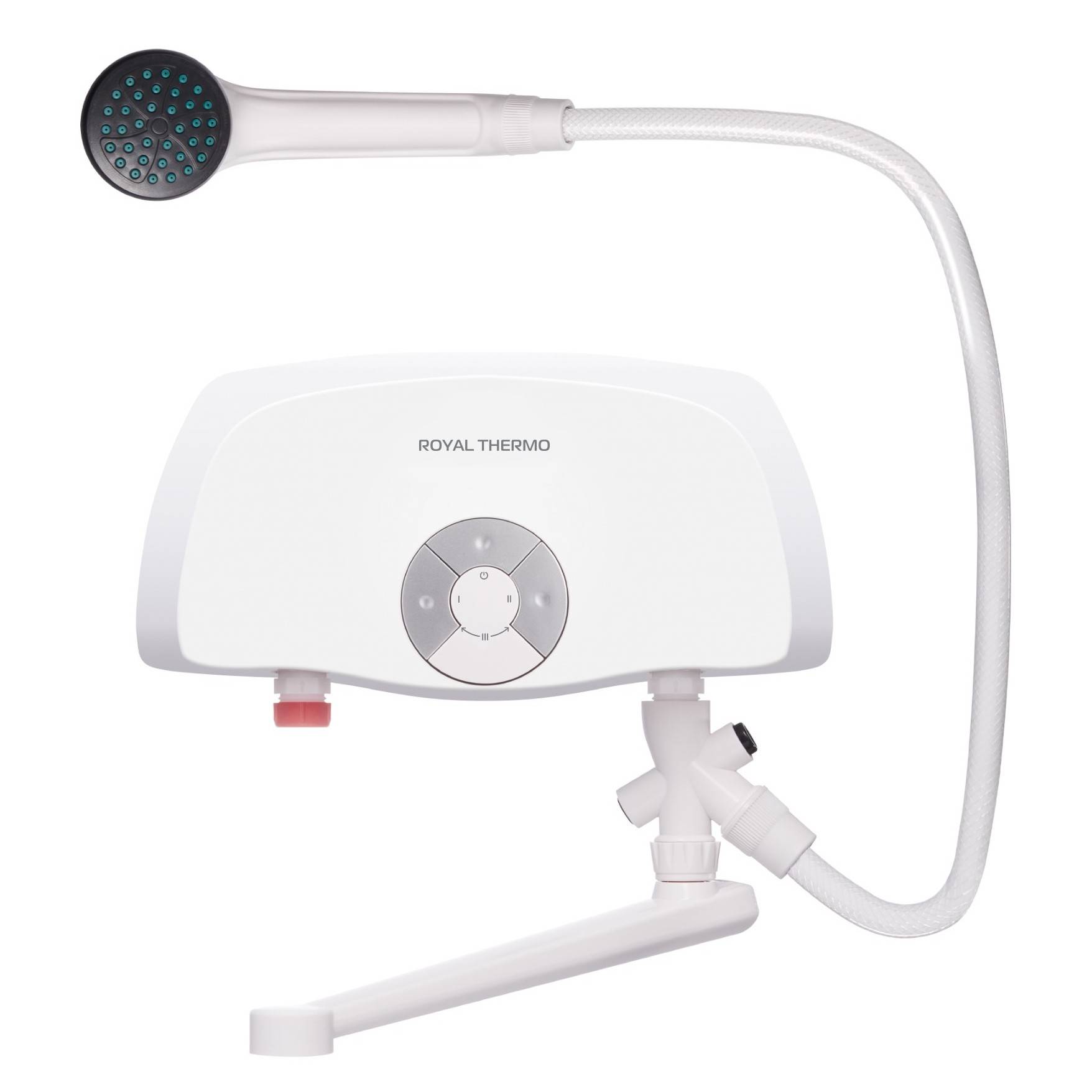 Водонагреватель проточный электрический Royal Thermo SmartFix TS 6.5 кВт кран и душ 1588907