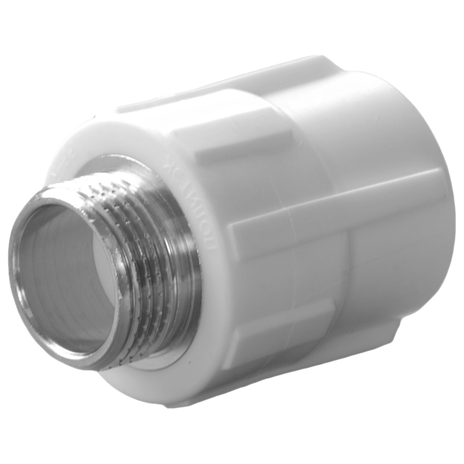 Муфта комбинированная полипропиленовая Политэк 25x1/2 НР белая 1653256