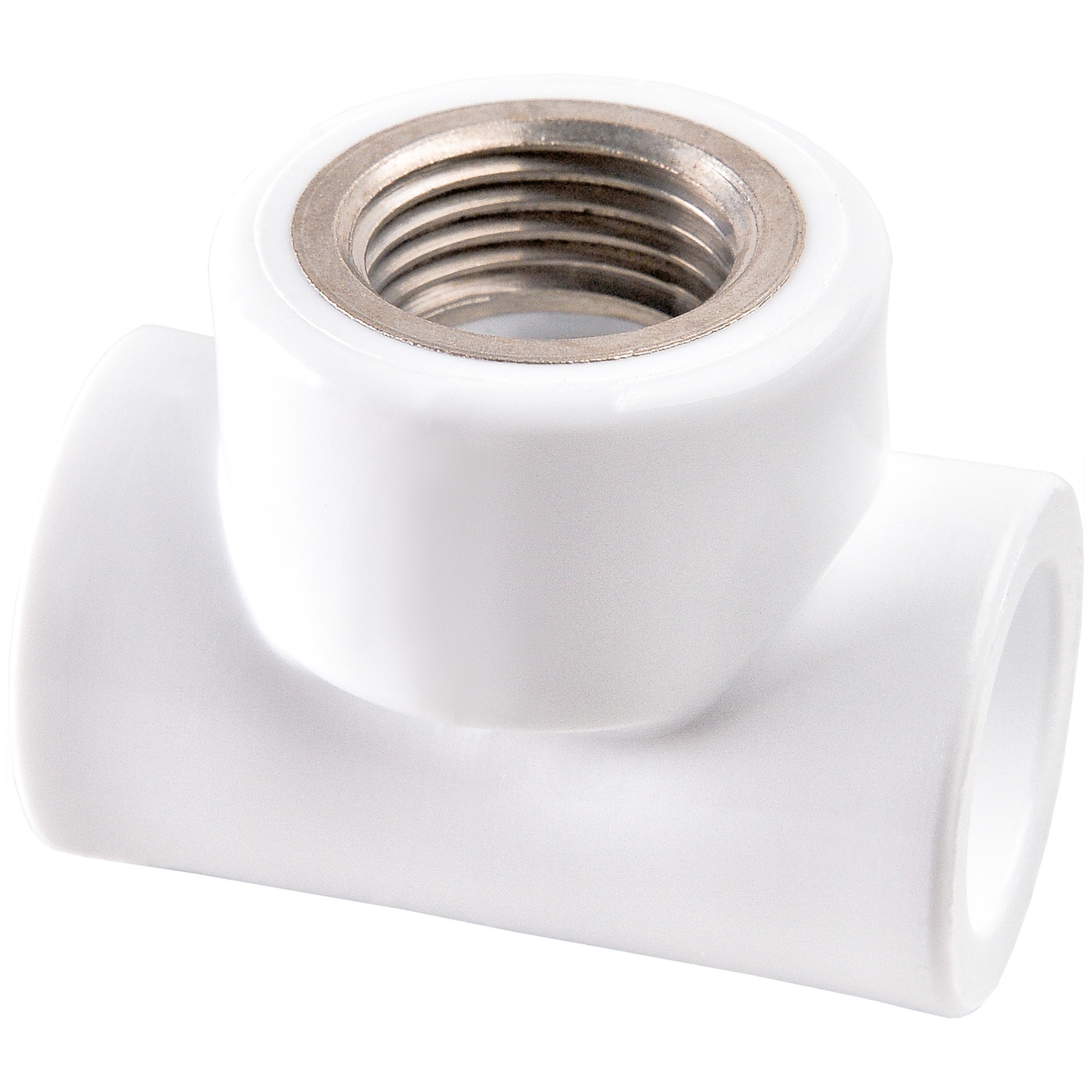 Тройник комбинированный РВК PPRC 20х1/2 ВР белый 1672707