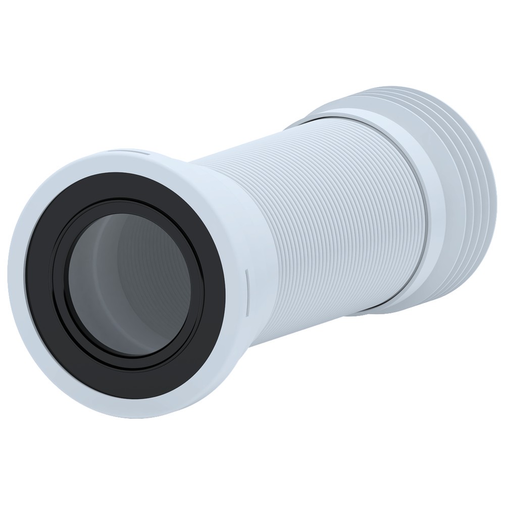 Слив для унитаза АНИ пласт K928 гофрированный 250-550 мм K928