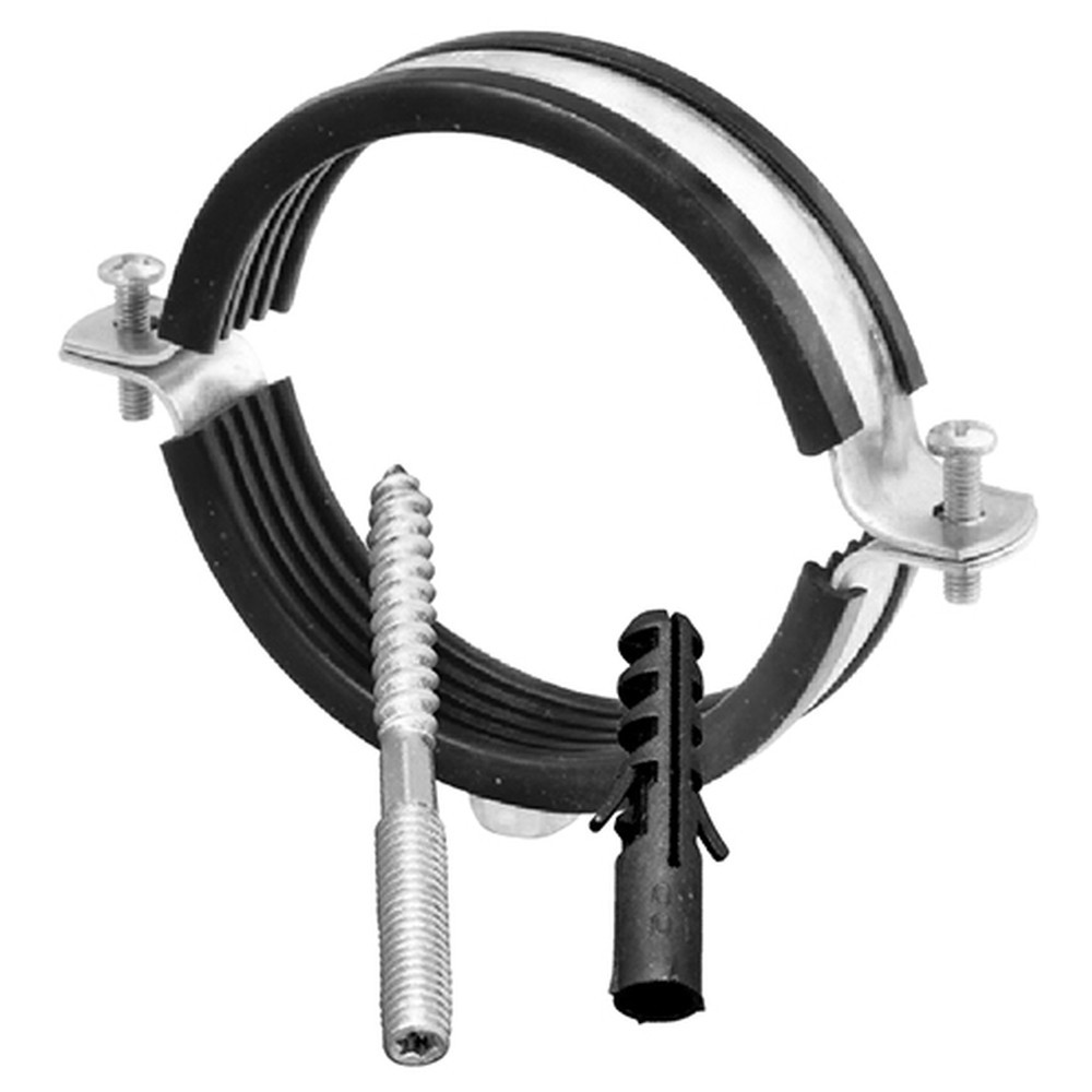 Хомут сантехнический металлический Altstream 5 дюймов (139-144 мм) M10 со шпилькой и дюбелем НС-1655725