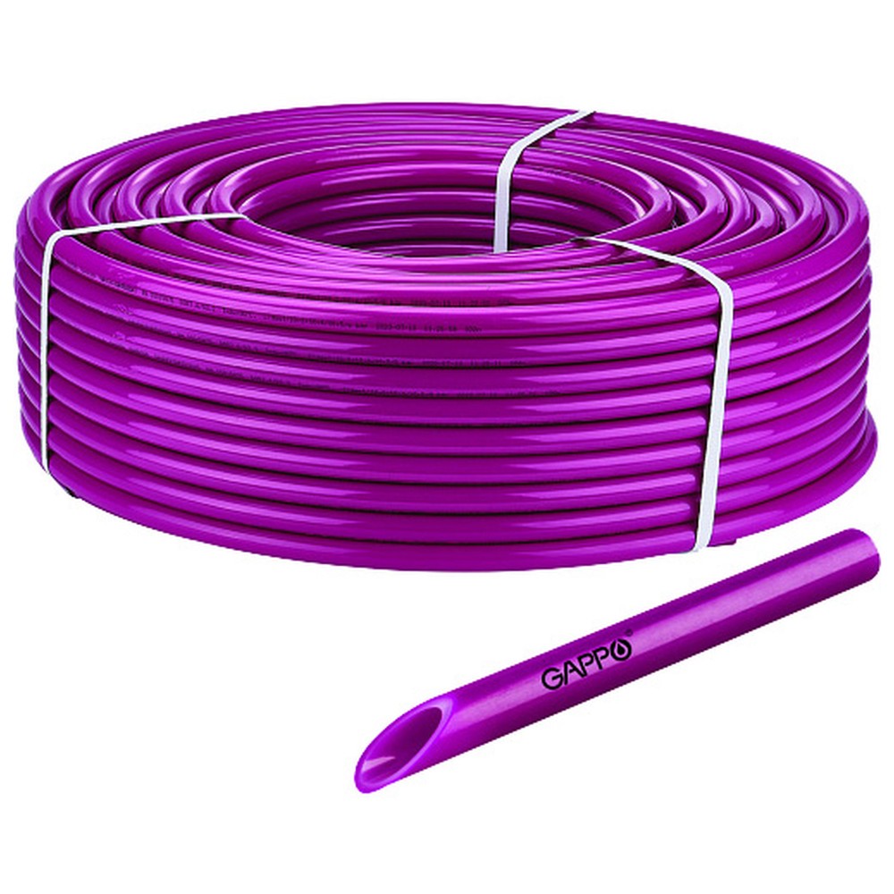 Труба из сшитого полиэтилена Gappo PE-RT II EVOH 20х2.8 мм бухта 120 м G1382