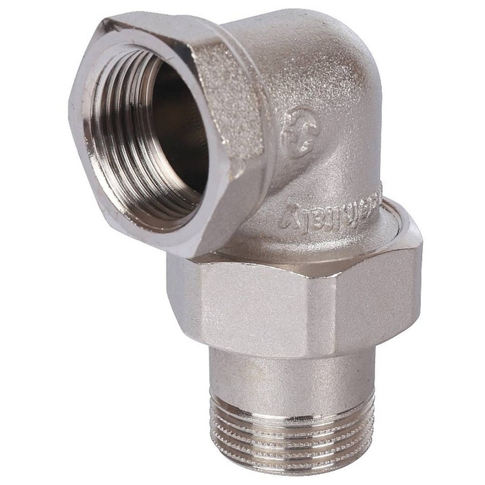 Соединение разъемное угловое STOUT американка 3/4 ВН никелированное SFT-0057-000034