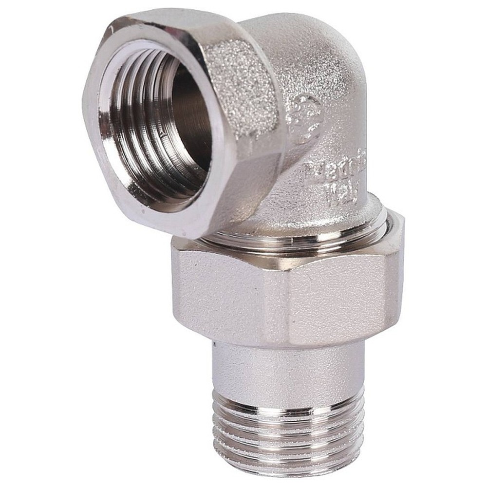 Соединение разъемное угловое STOUT американка 1/2 ВН никелированное SFT-0059-000012