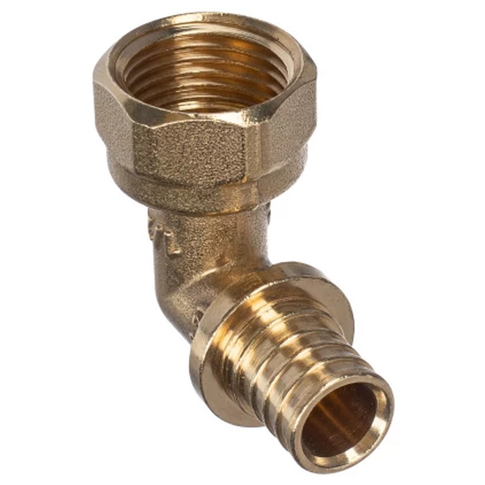 Угольник аксиальный RTP 16x1/2 ВР латунь 31401