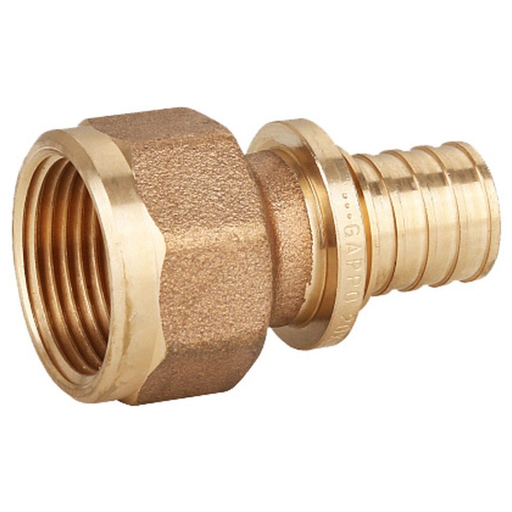 Переходник аксиальный Gappo с внутренней резьбой бронзовый 20-Rp 3/4 НС-1441425
