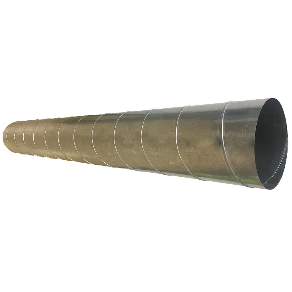 Воздуховод спирально-навивной Галвент D160 L3000 мм оцинкованная сталь Сп-160-3000