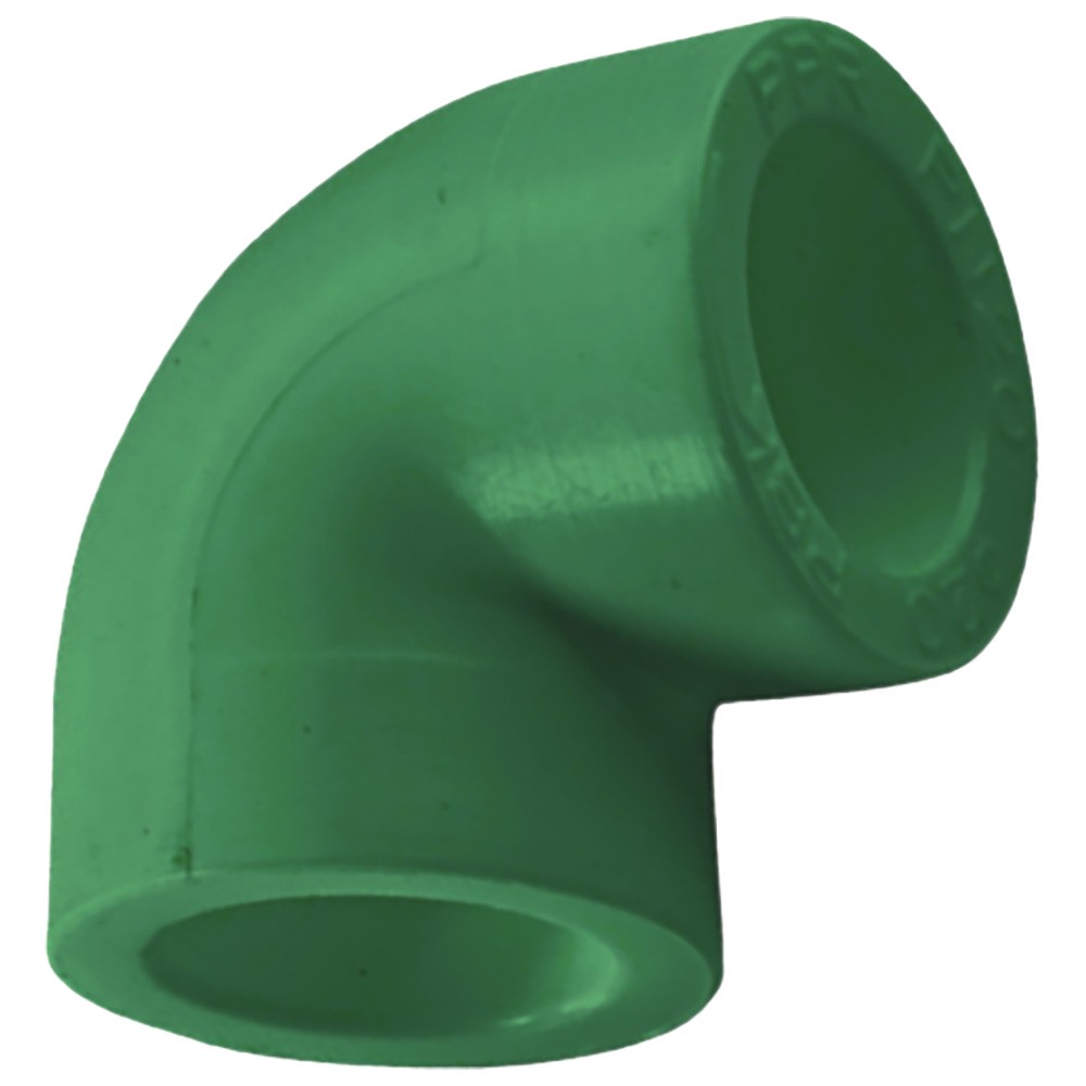 Угольник полипропиленовый AntiFire 90° D32 мм Green 033961