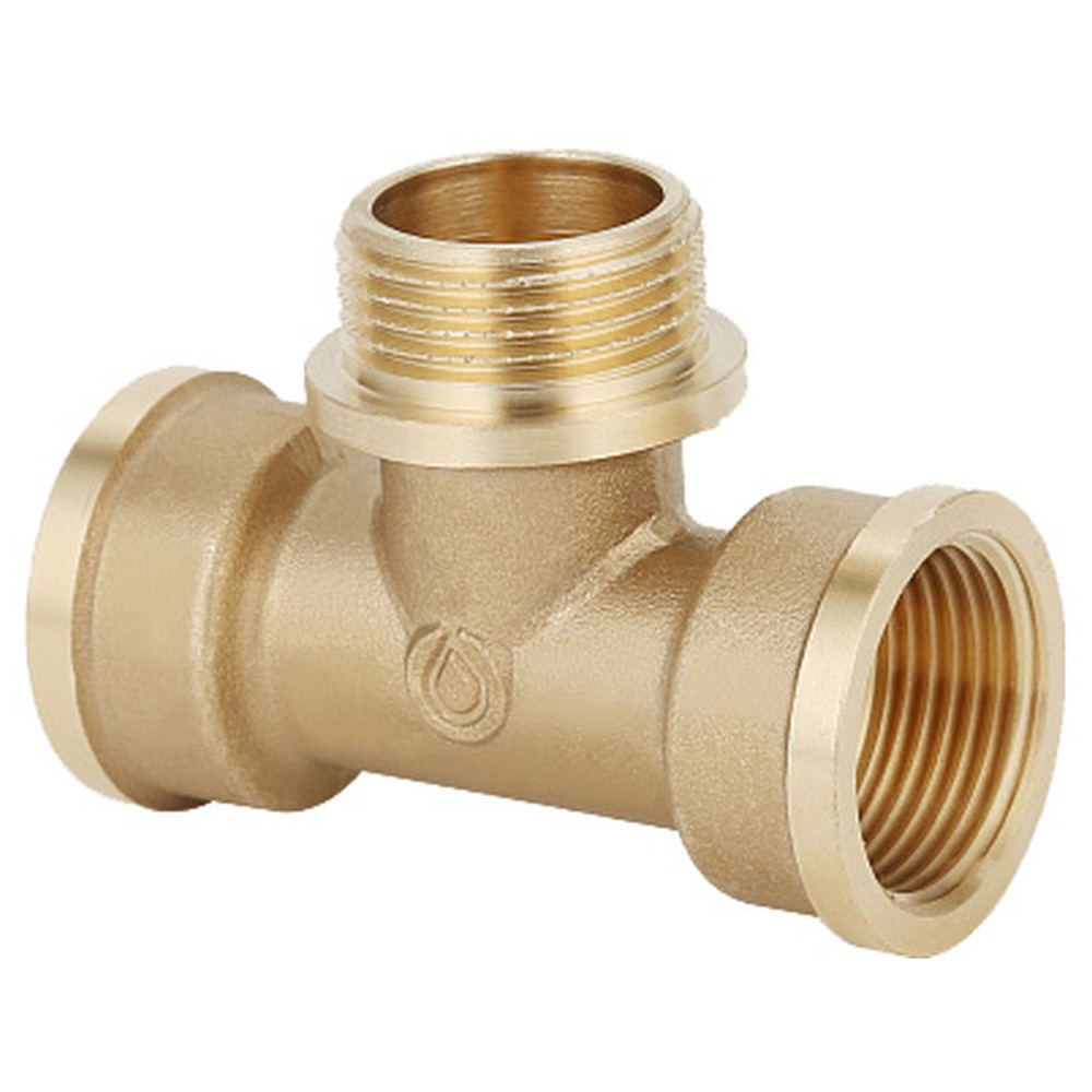 Тройник латунный Gappo ВР-НР-ВР 1/2 G844.12