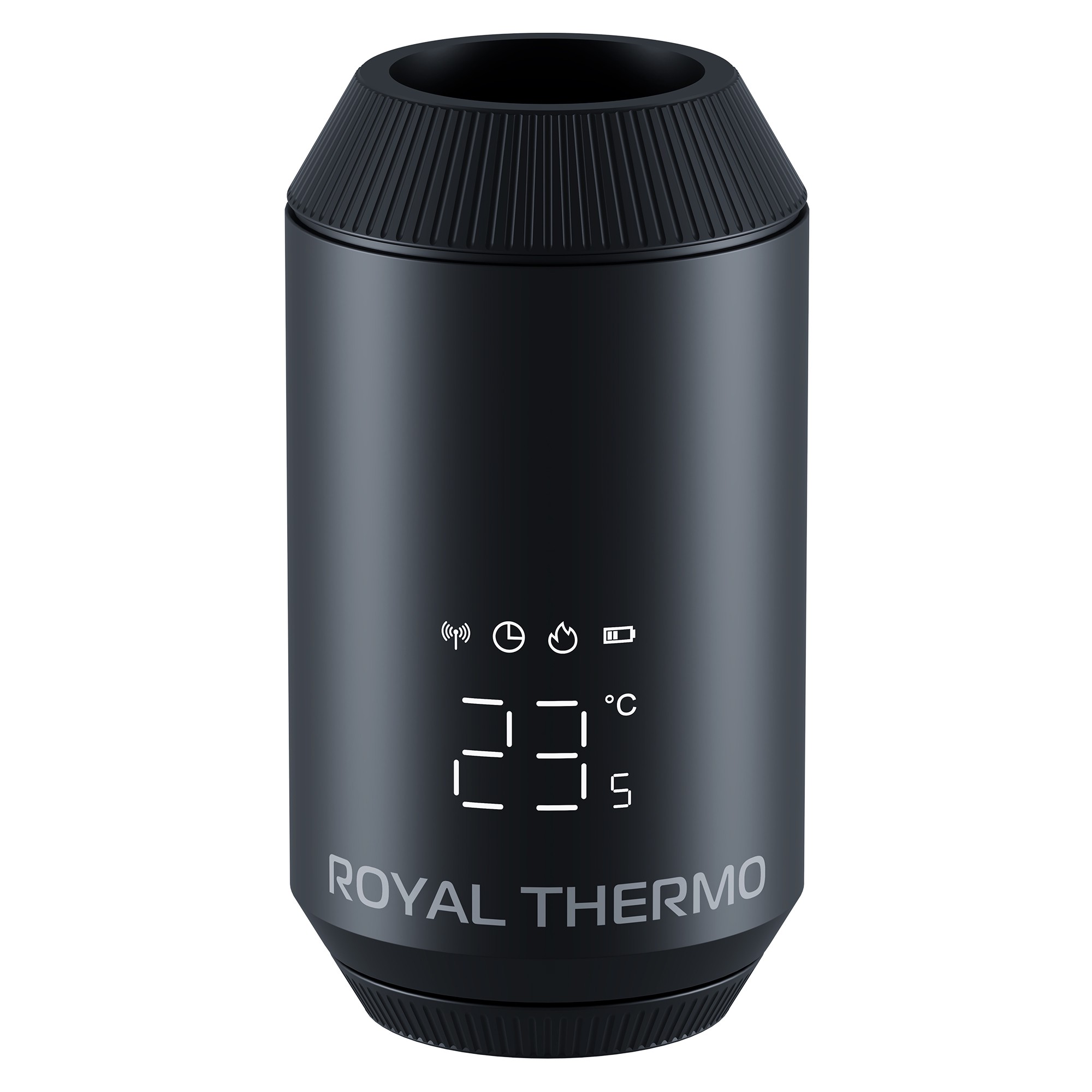 Термостат радиаторный электронный Royal Thermo Smart Heat 2.0 черный НС-1735445