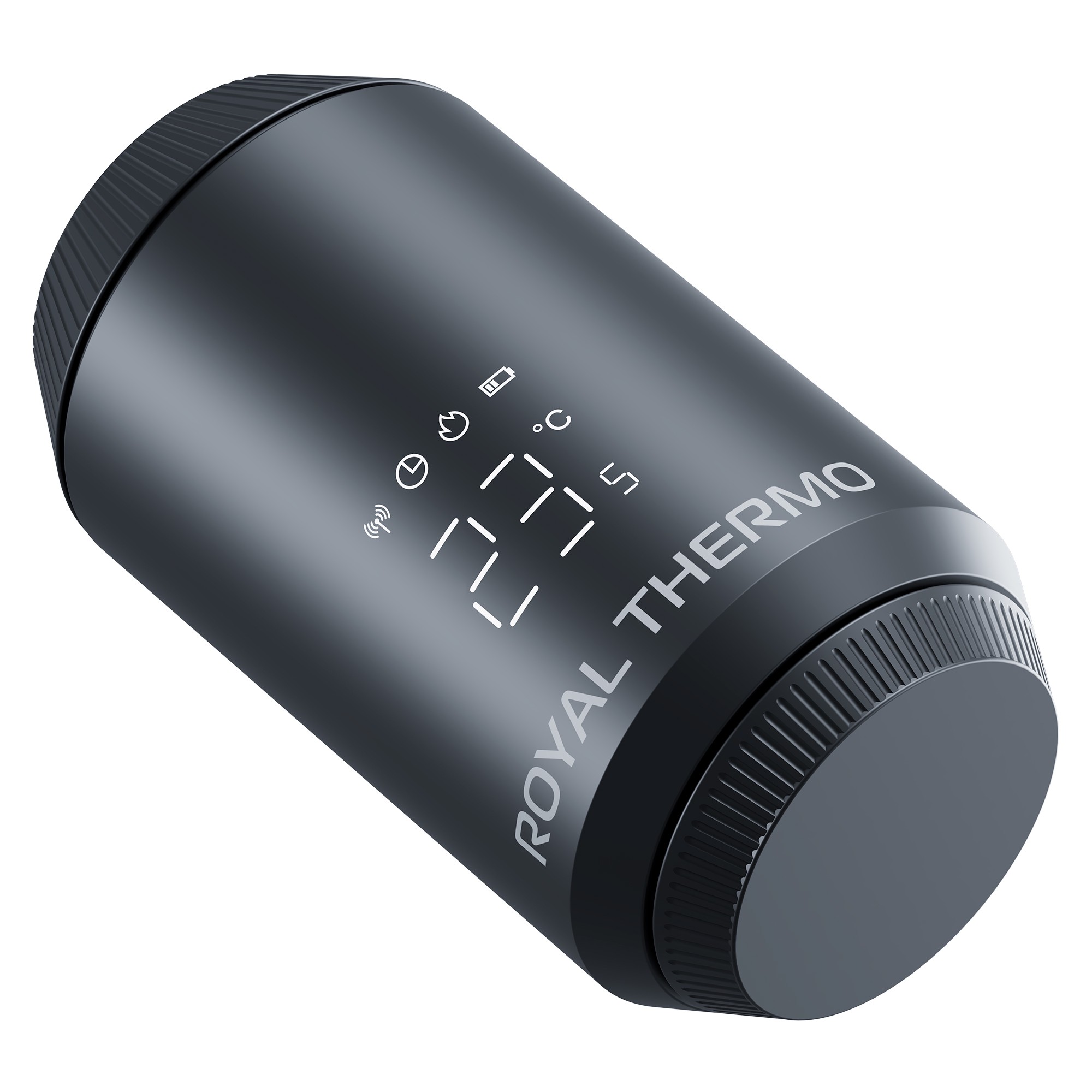 Термостат радиаторный электронный Royal Thermo Smart Heat 2.0 черный НС-1735445