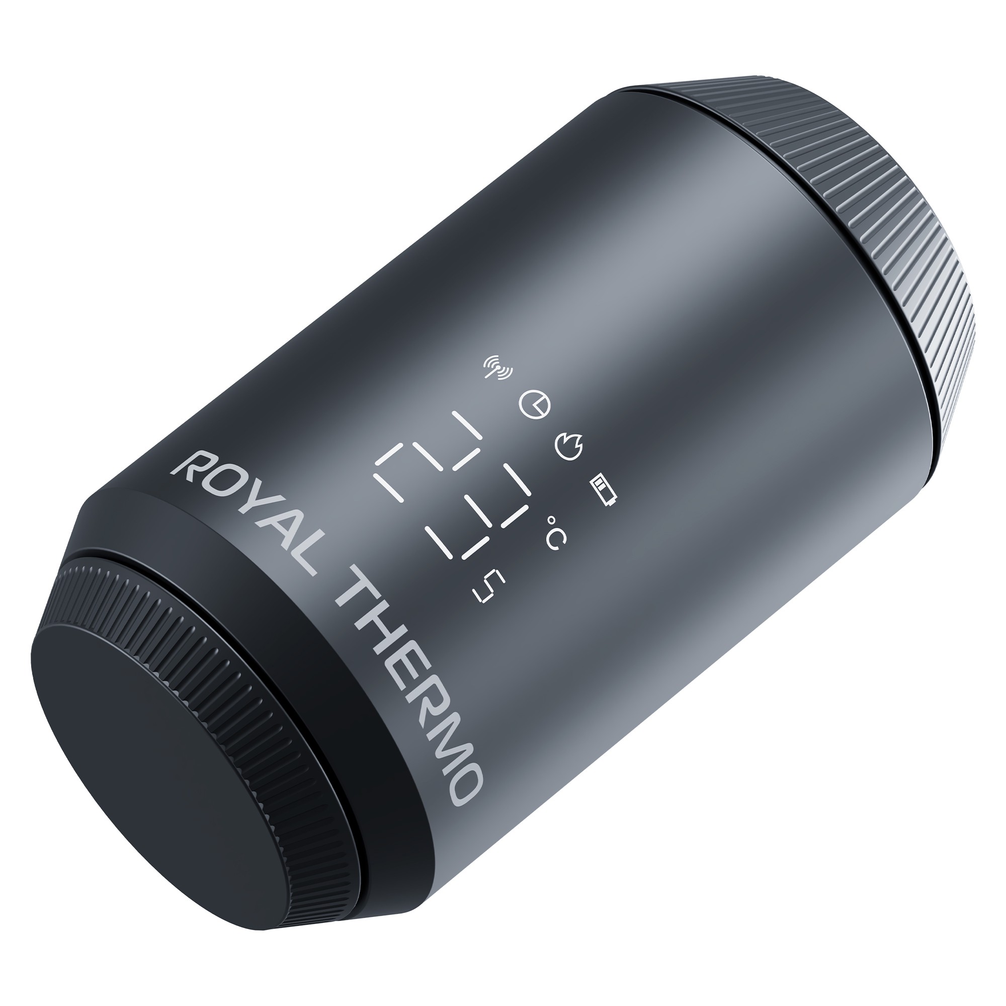 Термостат радиаторный электронный Royal Thermo Smart Heat 2.0 черный НС-1735445