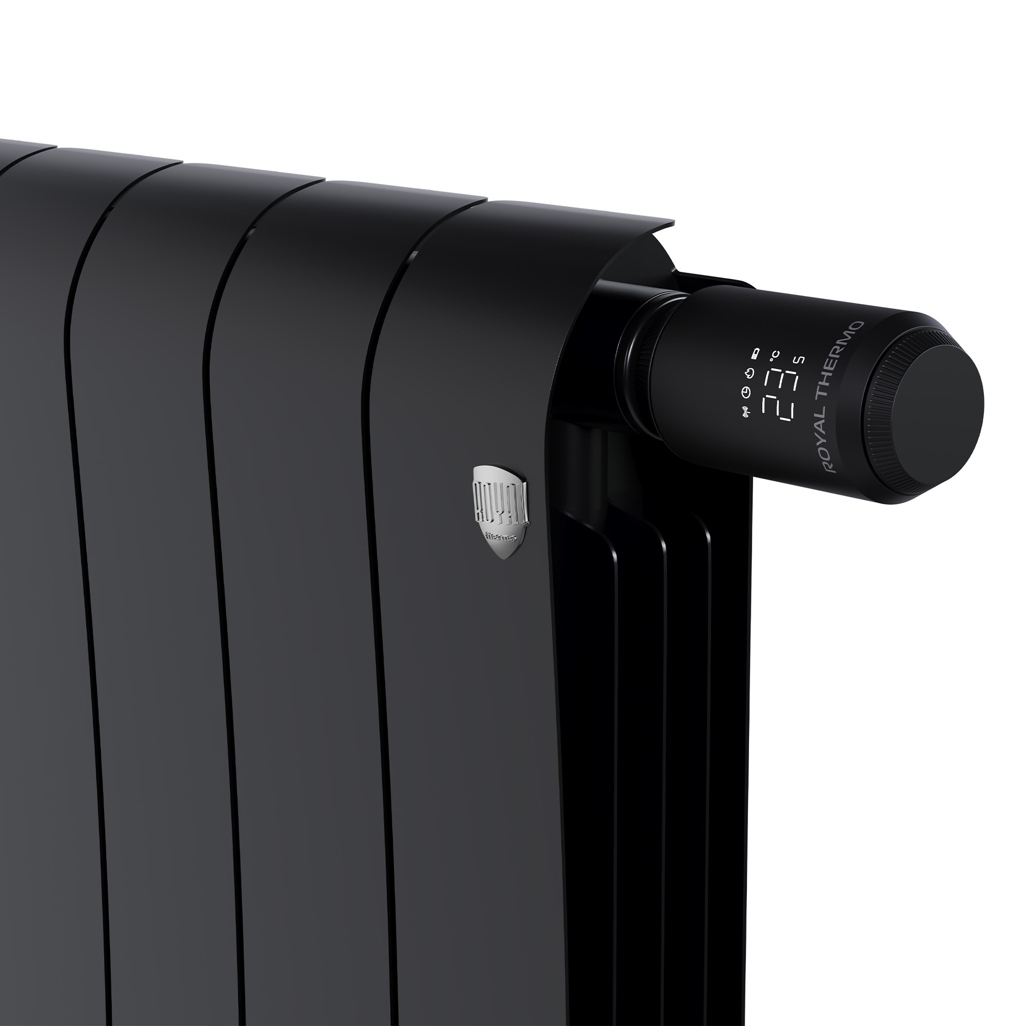 Термостат радиаторный электронный Royal Thermo Smart Heat 2.0 черный НС-1735445