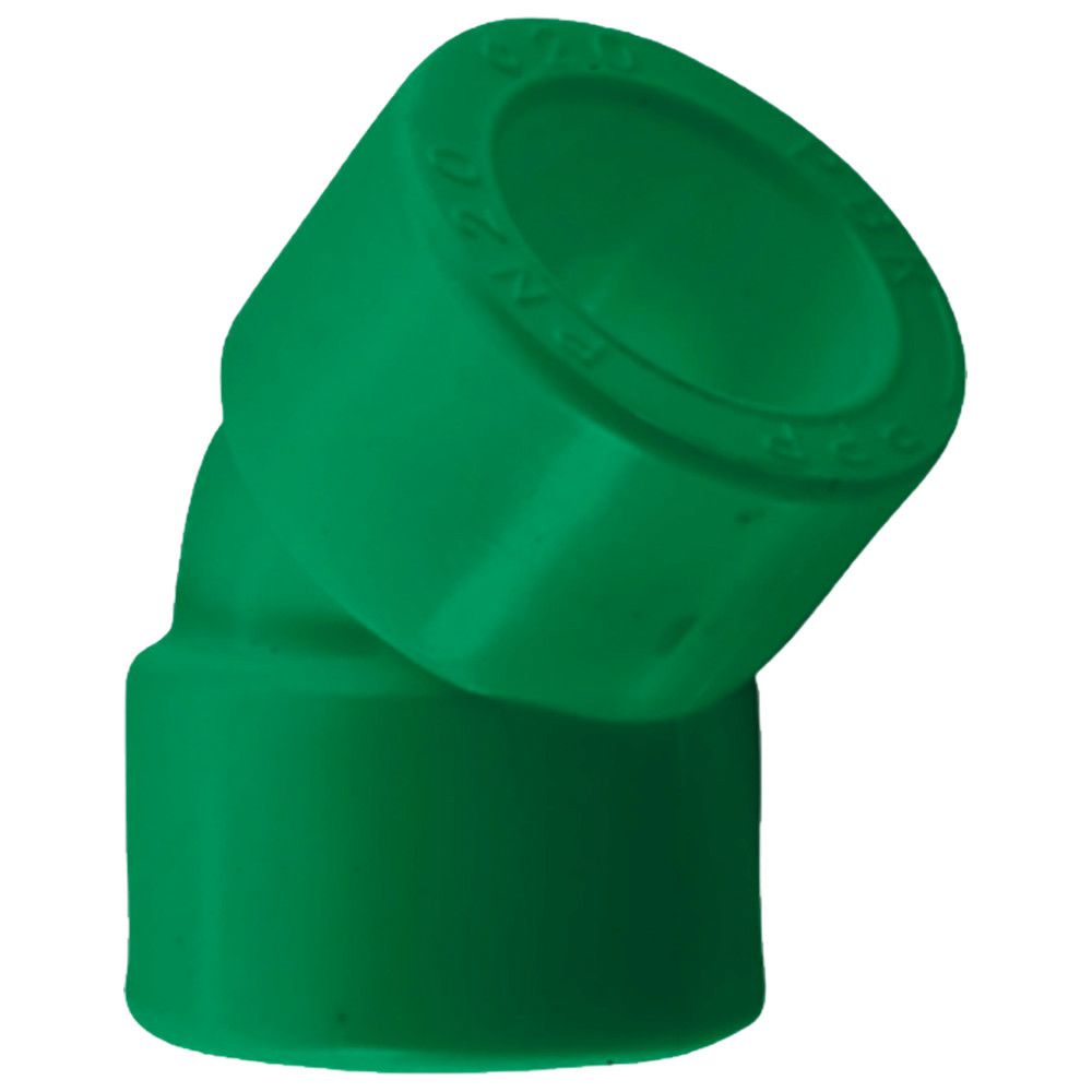 Угольник ПП PALAPLAST AntiFire 45° D 75 мм Green 035279
