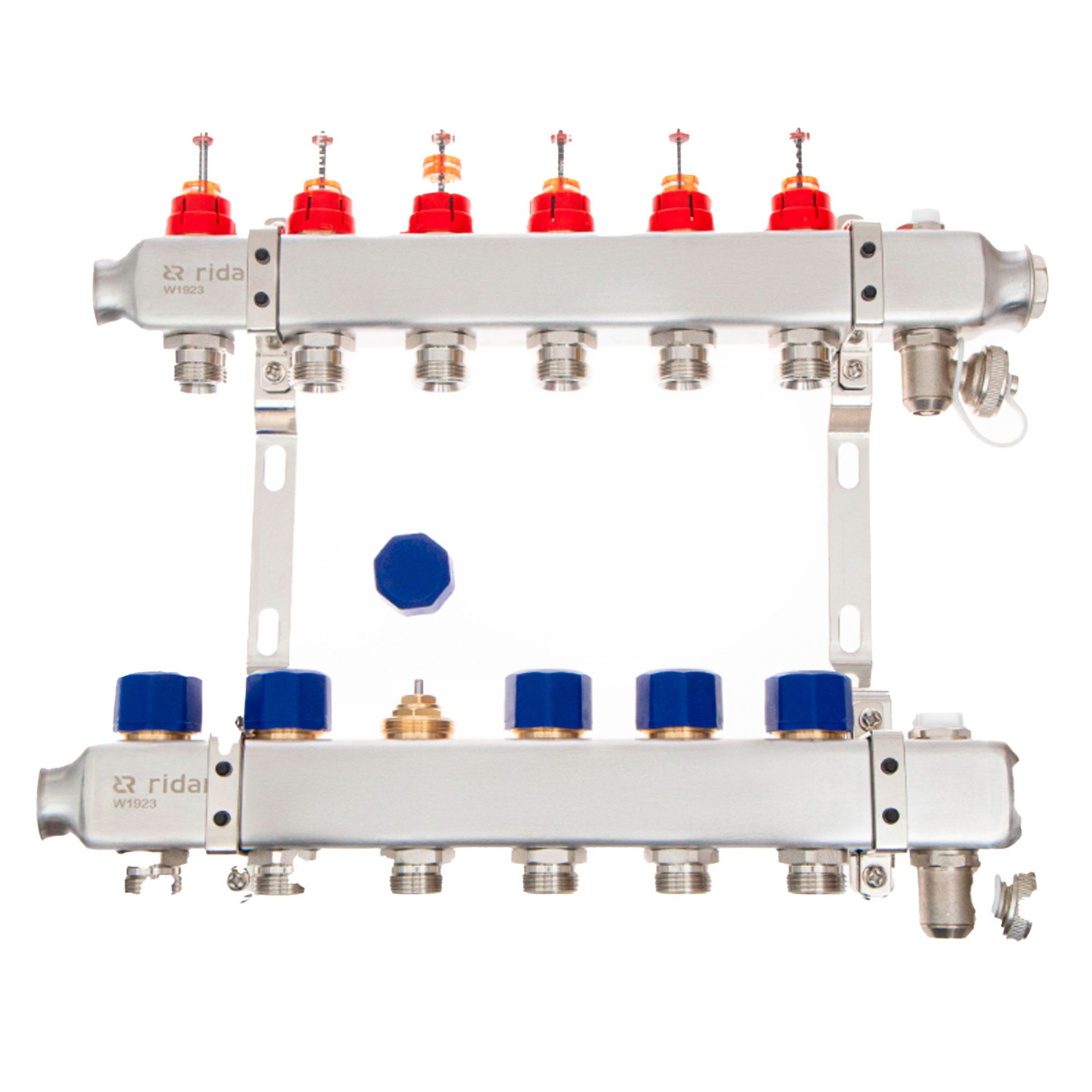 Комплект коллекторов Ридан SSM-5RF set с расходомерами 5 контуров 088U0955R